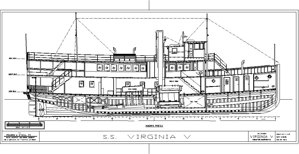 Virginia V Inboard Profile